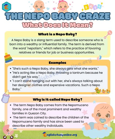 nepo babys|nepo baby Meaning & Origin 